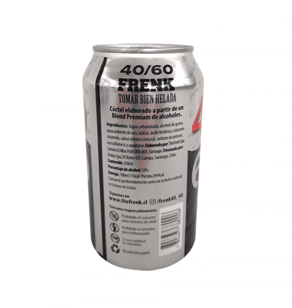 Frenk 40/60 Clasica - 350ml - Combinado nacional - Image 2